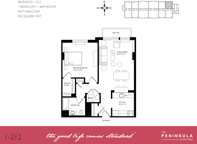 The Peninsula 1 Bedroom Condo